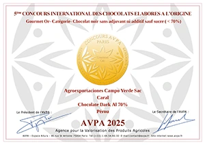 Certificado Caral Foods
